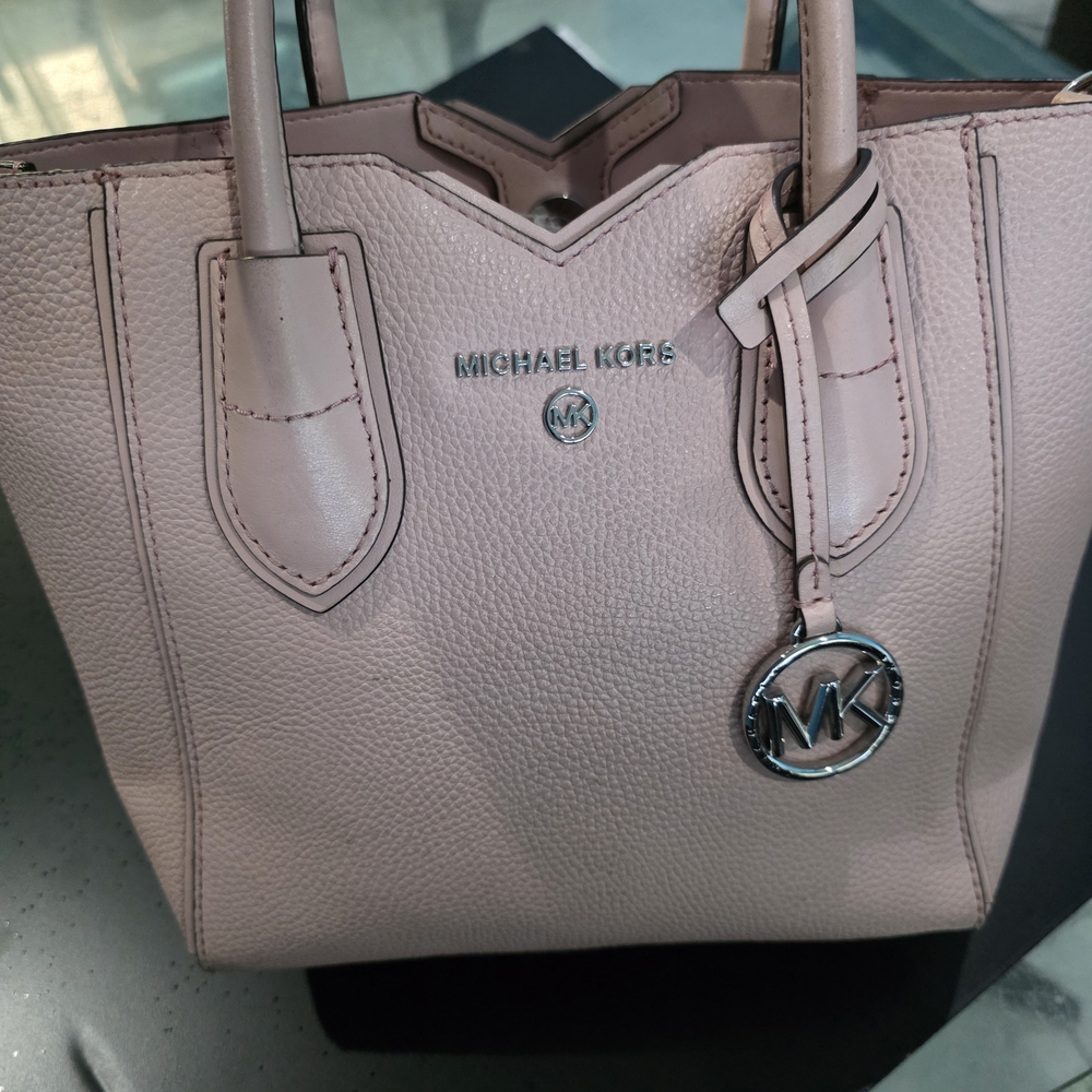 Michael Kors Pink Leather Tote Bag